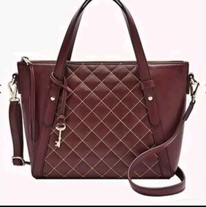 Fossil Burgundy Purse